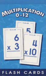 Multiplication 0-12 Flash Cards