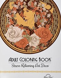 Adult Coloring Book: Stress Relieving Art Deco