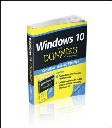 Windows 10 For Dummies Book + Online Videos Bundle