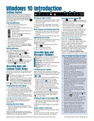Windows 10 Introduction Quick Reference Guide (Cheat Sheet of Instructions, Tips & Shortcuts – Laminated)