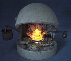 Cominica Image Collection XI – Howl’s Moving Castle: Calcifer Fireplace Set