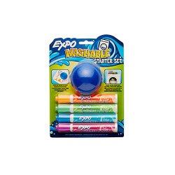 Expo Washable Dry Erase Kids Set, Bullet Tip, 5-Piece, Assorted Colors