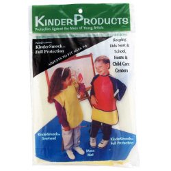 Kinder Smocks Long Sleeves Ages 3-6, Color Assortment