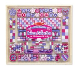 Melissa & Doug Deluxe Collection Wooden Bead Set
