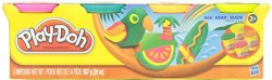 Play-Doh Classic Tropical Colors 4 Can Pack Arts & Crafts 20oz.