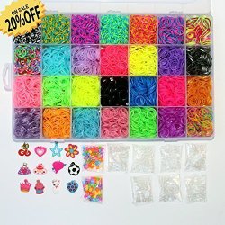 7000+ RUBBER BANDS REFILL and STORAGE ORGANIZER MEGA COMBO