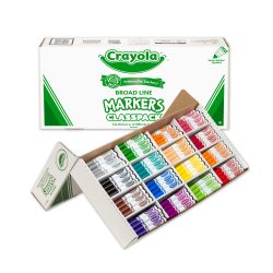 Crayola 256ct Classpack 16 colors Broad Line Markers
