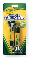 Crayola .29oz Glue Sticks, 2 count (56-1129)