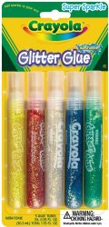 Crayola 5 Count Super Sparkle Washable Glitter Glue