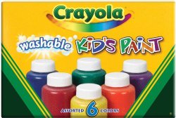 Crayola Washable Kid’s Paint (6 count)