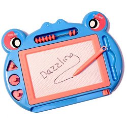 Dazzling Toys Travel Scrawling Board,  Blue (D209)