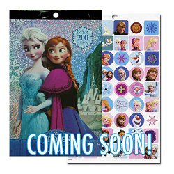 Disney Frozen Stickers – Over 200 Stickers – Elsa, Anna, Olaf, and Kristoff