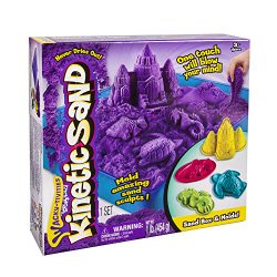 Kinetic Sand – Sandbox & Molds Activity Set (Purple)