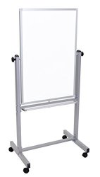 LUXOR L270 Double Sided Magnetic Whiteboard, 24″ x 36″