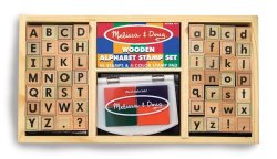 Melissa & Doug Deluxe Alphabet Stamp Set