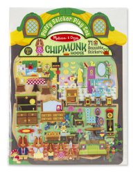 Melissa & Doug Puffy Sticker Playset – Chipmunk House