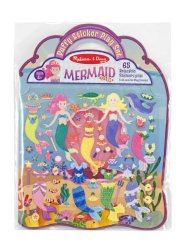 Melissa & Doug Puffy Sticker Playset – Mermaid