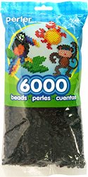 Perler Beads Black Bead Bag (6000 Count)