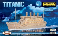 Puzzled, Inc. 3D Natural Wood Puzzle – Titanic