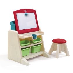 Step2  Flip and Doodle Desk with Stool Easel