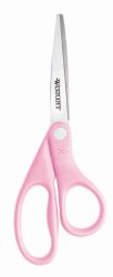 Westcott Pink Ribbon Stainless Steel Scissors, 8″, Pink