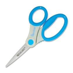 Westcott Student Soft Handle Scissors With Anti-microbial Protection, Assorted Colors, 6-Inch Pointed (14608)