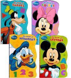 Disney® Mickey Mouse “My First Books” (Set of 4 Shaped Board Books)