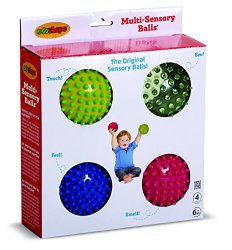 Edushape 4 Count Multi-Sensory Balls Gift Set
