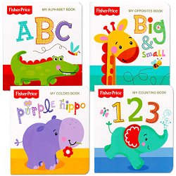 Fisher Price “My First Books” Set of 4 Baby Toddler Board Books
