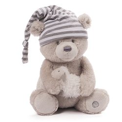 Gund Baby Animated Stuffed Teddy Bear, Sleepy Time