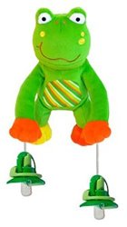 PullyPalz Pacifier Holder “As Seen on Shark Tank” Puddles the Frog