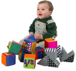 Small World Toys IQ Baby – Knock-Knock Blocks