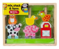 ALEX Toys Little Hands Mix, Stack & Farm