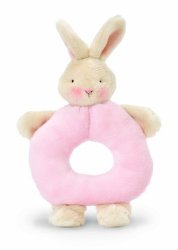 Bunnies By The Bay Bunny Ring Rattle, Pink