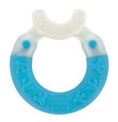 MAM Bite and Brush Teether, Blue, 3 Plus Months