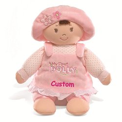 Personalized My First Dolly – Brunette – 13 inch, CUSTOM