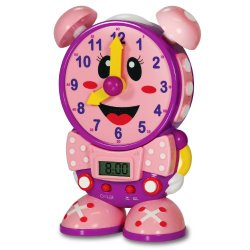 The Learning Journey Telly the Teaching Time Clock (Pink)