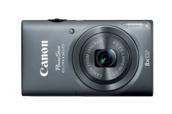 Canon PowerShot ELPH 130 IS 16.0 MP Digital Camera with 8x Optical Zoom 28mm Wide-Angle Lens and 720p HD Video Recording (Gray) (OLD MODEL)