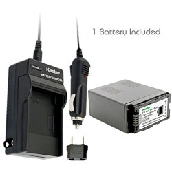 Kastar Battery (1-Pack) and Charger Kit for Panasonic VW-VBG6 and Panasonic AG-AC7