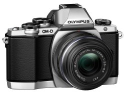 Olympus OM-D E-M10 Mirrorless Digital Camera with 14-42mm 2RK lens (Silver)