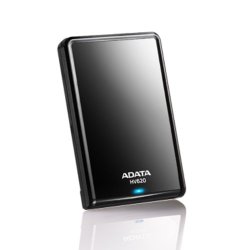 ADATA DashDrive HV620 Portable External Hard Drive 2TB USB 3.0, Black (AHV620-2TU3-CBK)