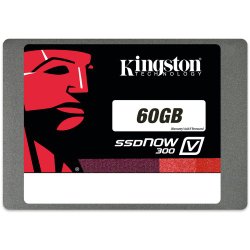 Kingston Digital 60GB SSDNow V300 SATA 3 2.5 (7mm height) Solid State Drive (SV300S37A/60G)