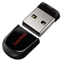 SanDisk Cruzer Fit CZ33 64GB USB 2.0 Low-Profile Flash Drive- SDCZ33-064G-B35