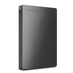 Toshiba Canvio Slim II 500GB Portable External Hard Drive, Black (HDTD205XK3D1)