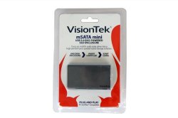 VisionTek Products 2.5-Inch mSATA Mini USB 3.0 Bus-Powered SSD Enclosure 900696