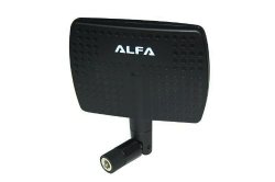 Alfa 2.4HGz 7dBi Booster RP-SMA Panel High-Gain Screw-On Swivel Antenna for Alfa
