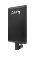 Alfa APA-M25 dual band 2.4GHz/5GHz 10dBi high gain directional indoor panel antenna with RP-SMA connector (compare to Asus WL-ANT-157)