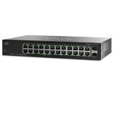 Cisco Compact 24-Port Gigabit Switch with 2 Combo Mini-GBIC Ports (SG102-24-NA)