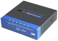Cisco-Linksys PSUS4 PrintServer for USB with 4 Port Switch