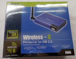 Cisco-Linksys WPS54GU2 Wireless-G Print Server for USB 2.0